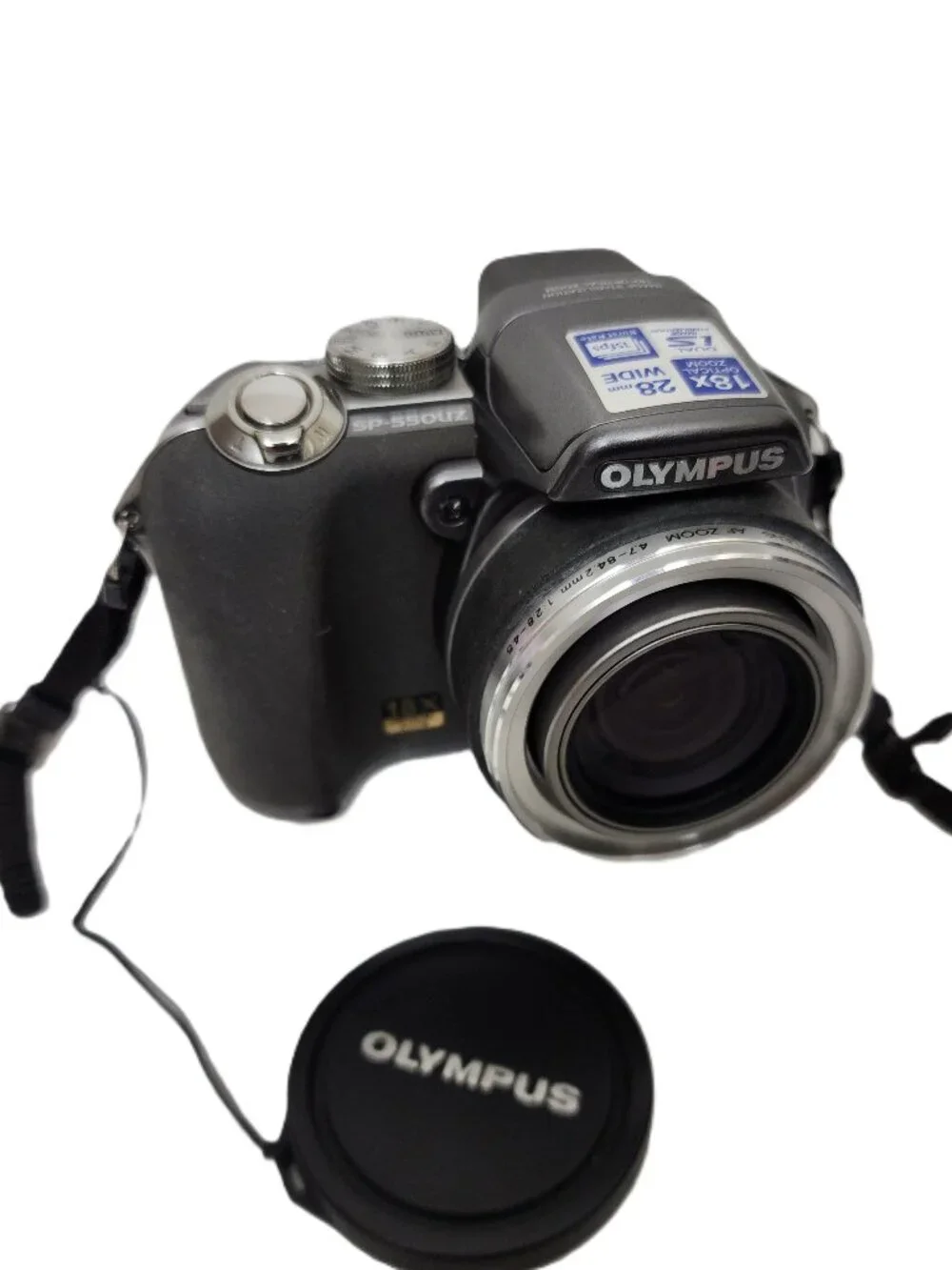 OLYMPUS SP-550UZ Digital Camera 7.1MP 28mm Wide Angle 18x OptZoom & Case…